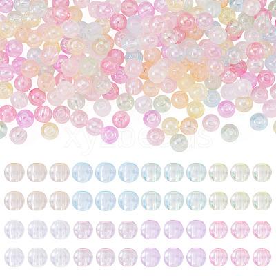 200Pcs Transparent Acrylic Beads OACR-TA0003-88-1