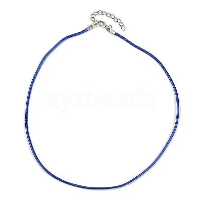 Braided Waxed Cotton Cord Necklace Making MAK-YWC0001-01P-M1-1