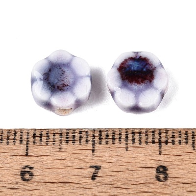 Vintage Handmade Porcelain Beads PORC-N013-25-23-1