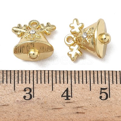 Christmas Alloy Crystal Rhinestone Pendants FIND-L026-01E-G-1