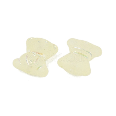 Frosted Transparent Acrylic Beads OACR-P029-20B-03-1