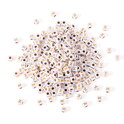 Opaque Acrylic Beads MACR-TAG0001-07X-1