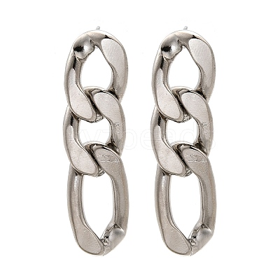 Non-Tarnish 304 Stainless Steel Stud Earrings EJEW-D095-23P-1