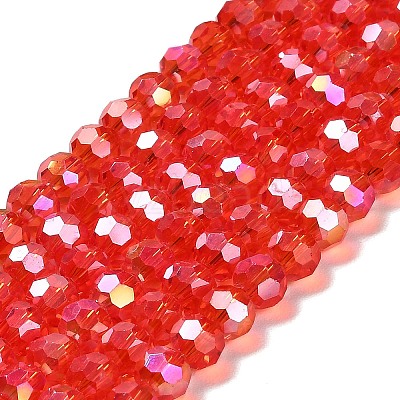 Transparent Glass Beads EGLA-A035-T6mm-B01-1