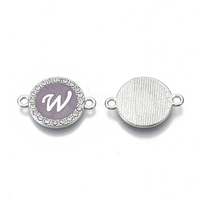 Alloy Enamel Links Connectors ENAM-TAC0003-01S-01W-1