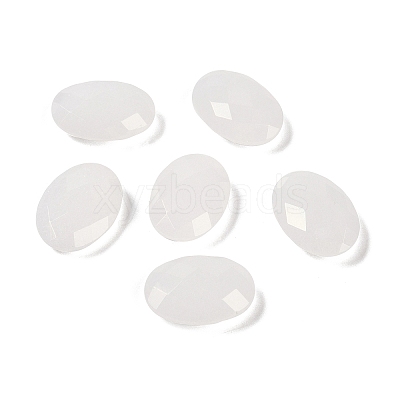 Natural White Jade Cabochons G-O175-15P-01-1
