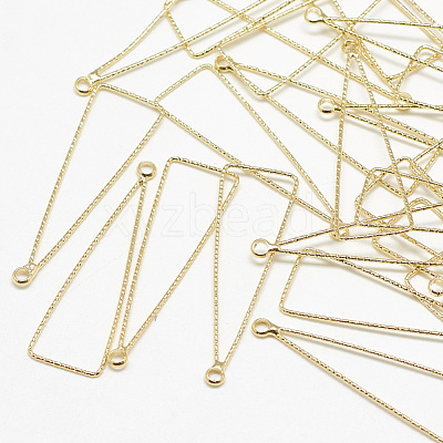 Brass Pendants KK-S347-107-1