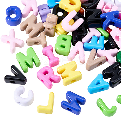 50Pcs Opaque Resin Beads RESI-SP0001-64-1