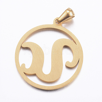 Ion Plating(IP) 304 Stainless Steel Pendants STAS-K162-074G-1