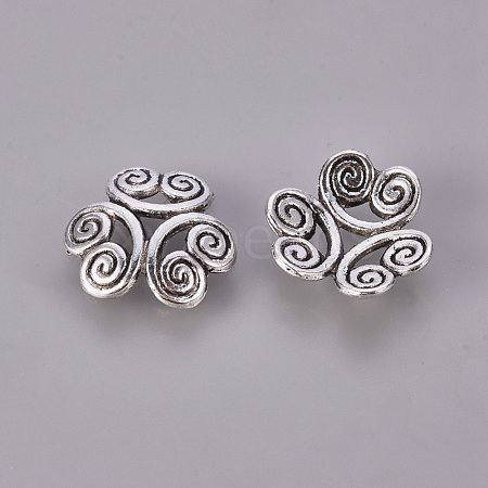 Tibetan Style Bead Caps EA483Y-NF-1