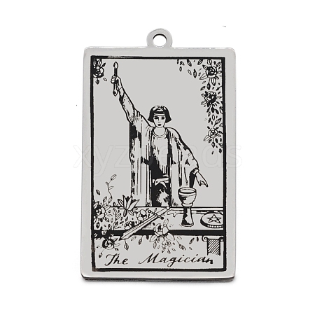 Non-Tarnish 201 Stainless Steel Pendants STAS-S105-LA211-21-1