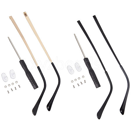 4Pcs 2 Colors Alloy Eyeglasses Arm FIND-GF0004-29-1