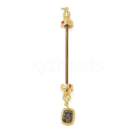 Brass Screw Peg Bails KK-NH0008-03AG-1