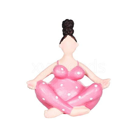 Resin Yoga Girl Display Decorations PW-WG29EA3-03-1