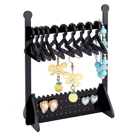 Opaque Acrylic Earrings Display Hanger EDIS-WH0029-33A-1