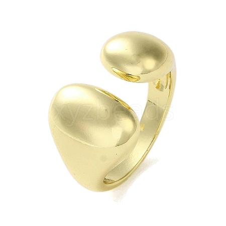 Open Brass Rings RJEW-B057-20G-1