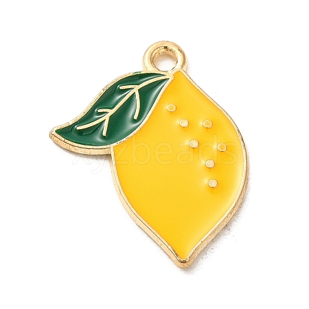 Alloy Enamel Pendants ENAM-E064-25KCG-08-1