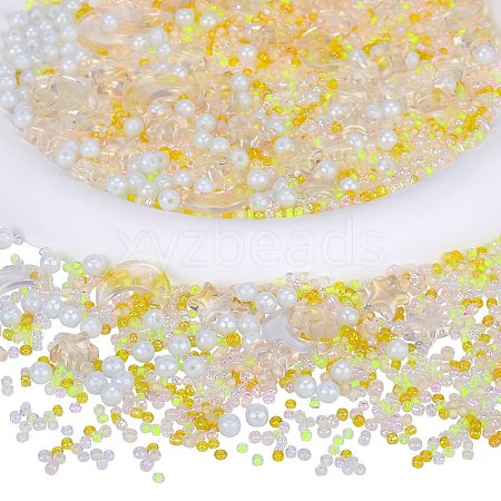 2 Bag Glass & Seed Beads GLAA-SZC0001-94D-1