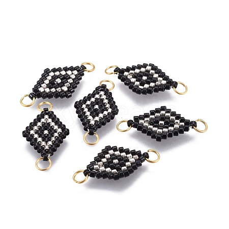 MIYUKI & TOHO Handmade Japanese Seed Beads Links SEED-A027-I10-1