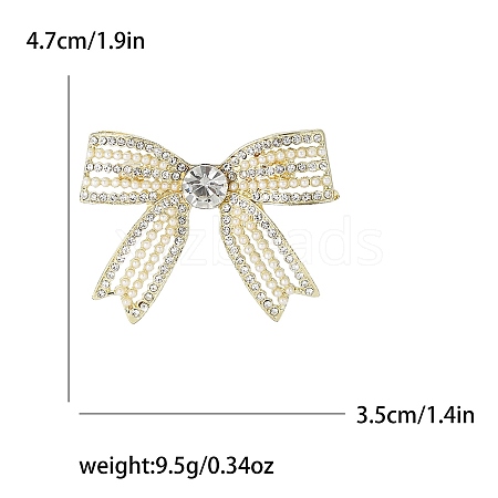 Alloy Rhinestone Brooch for Backpack Clothes PW-WG48F51-01-1