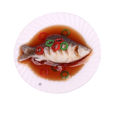 Braised Fish Resin Mini Model PW-WG5744F-01-1