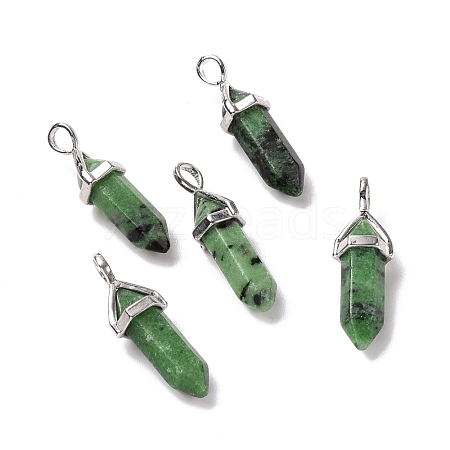 Natural Ruby in Zoisite Pointed Pendants G-K329-44P-1