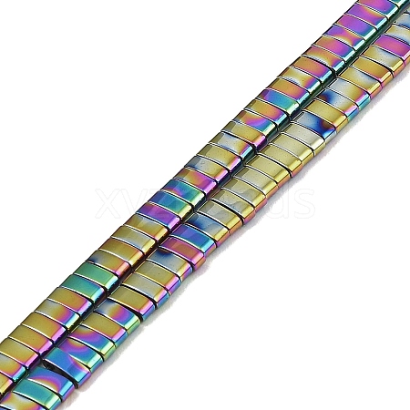 Electroplated Non-magnetic Synthetic Hematite Beads Strands G-G089-A02-06-1