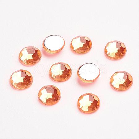 Imitation Taiwan Acrylic Rhinestone Cabochons GACR-A002-8mm-45-1