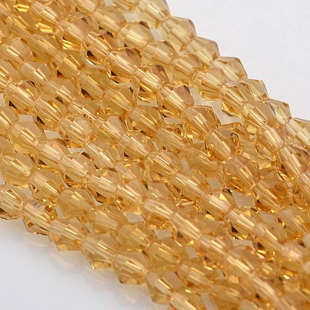 Bicone Glass Beads Strands EGLA-P016-4mm-08-1