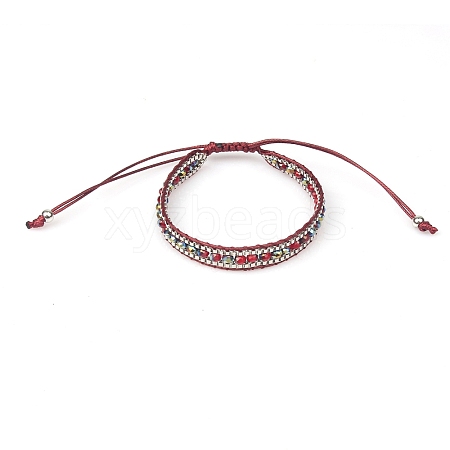 Polyster Braided Bead Bracelets PW23071080578-1