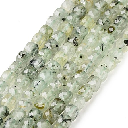 Natural Prehnite Beads Strands G-H042-A46-03-1