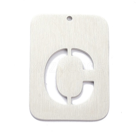 Non-Tarnish 304 Stainless Steel Pendants STAS-K216-49C-P-1