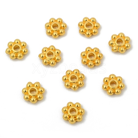 Alloy Beads Daisy Spacer Beads LF1249Y-01G-RS-1