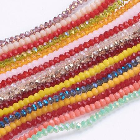 Glass Beads Strands GLAA-F078-1