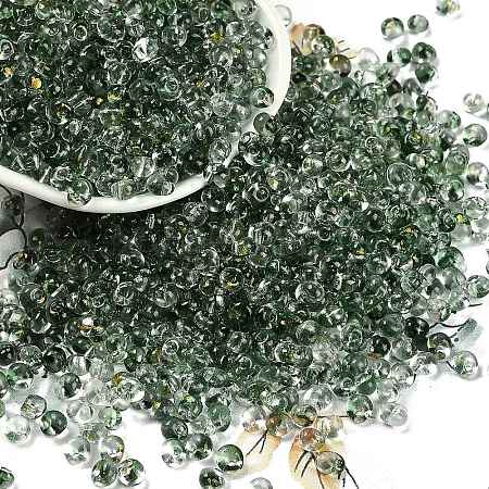 6/0 Spray Paint Fringe Glass Seed Beads X1-SEED-H003-11I-1