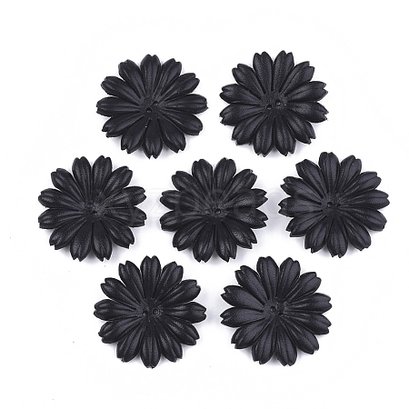 Multi-Petal Eco-Friendly Cowhide Bead Cap FIND-T045-37A-1