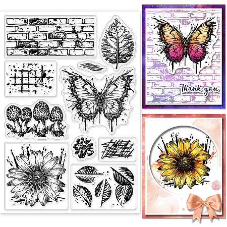 Custom PVC Plastic Clear Stamps DIY-WH0618-0062-1