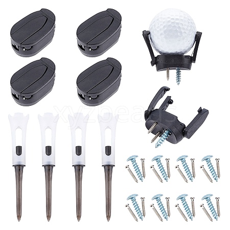 SUPERFINDINGS 10Pcs 2 Styles Golf Ball Tool Sets AJEW-FH0002-07-1