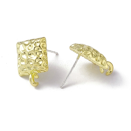 Rack Plating Alloy Stud Earring Findings FIND-I030-16LG-1