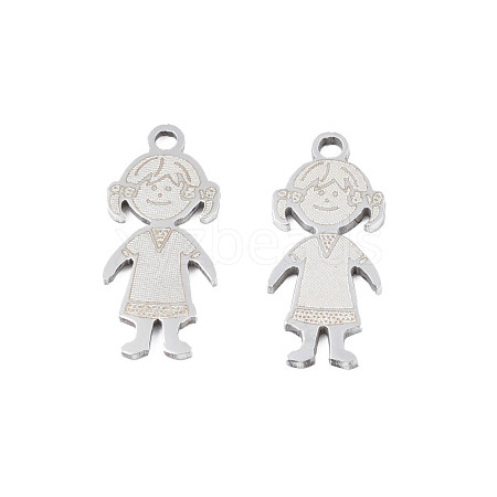 201 Stainless Steel Pendants STAS-N091-144P-1