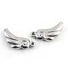 Tarnish Resistant 201 Stainless Steel Wing Charms STAS-Q192-29-1