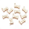 Brass Charms X-KK-S341-14-1