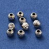 925 Sterling Silver Corrugated Round Spacer Beads STER-K178-02D-S-2