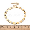 304 Stainless Steel Rhinestone Cup Chain Bracelets for Women BJEW-F488-26B-G-5