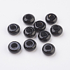 Natural Black Agate European Beads G-G740-14x12mm-35-1