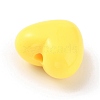 Opaque Acrylic Beads SACR-WH0005-06F-2