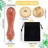 CRASPIRE 1Pc Golden Tone Brass Stamp Head DIY-CP0007-83J-2