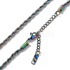 Ion Plating(IP) 304 Stainless Steel Rope Chain Necklace for Men Women NJEW-K245-023C-2