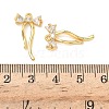 Brass Micro Pave Cubic Zirconia Pendants KK-A281-10G-02-3