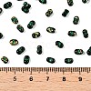 Picasso Spray Painted Glass Seed Beads SEED-T006-04-15-4